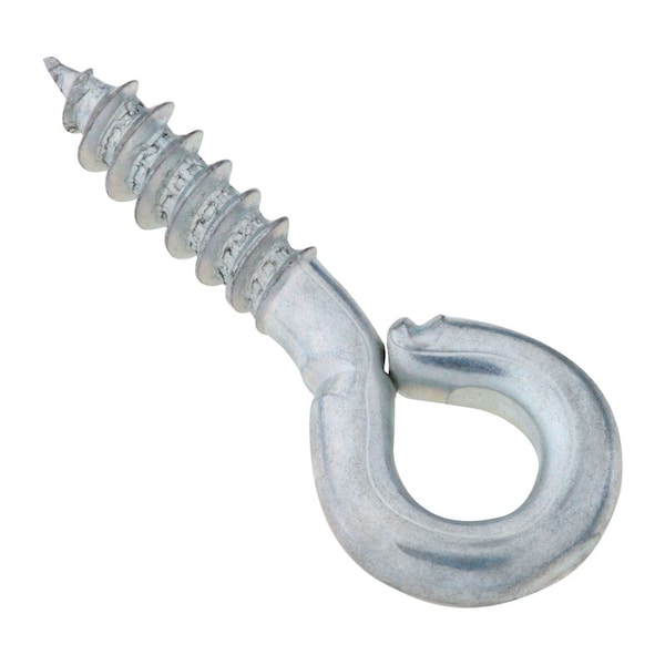 National Hardware 1-3/16 in. L Zinc-Plated Steel Screw Eye 35 lb. cap. 8 pk N118-430 - main